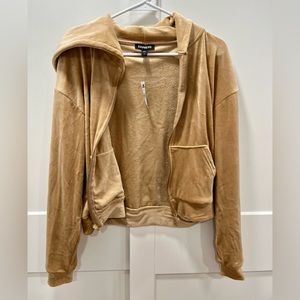 Pecan color velour set